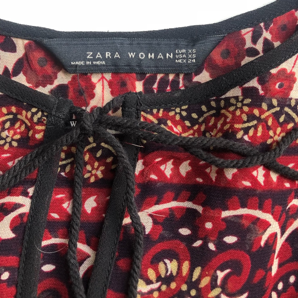 Zara Pattern Flow Shirt - Picture 7 of 8